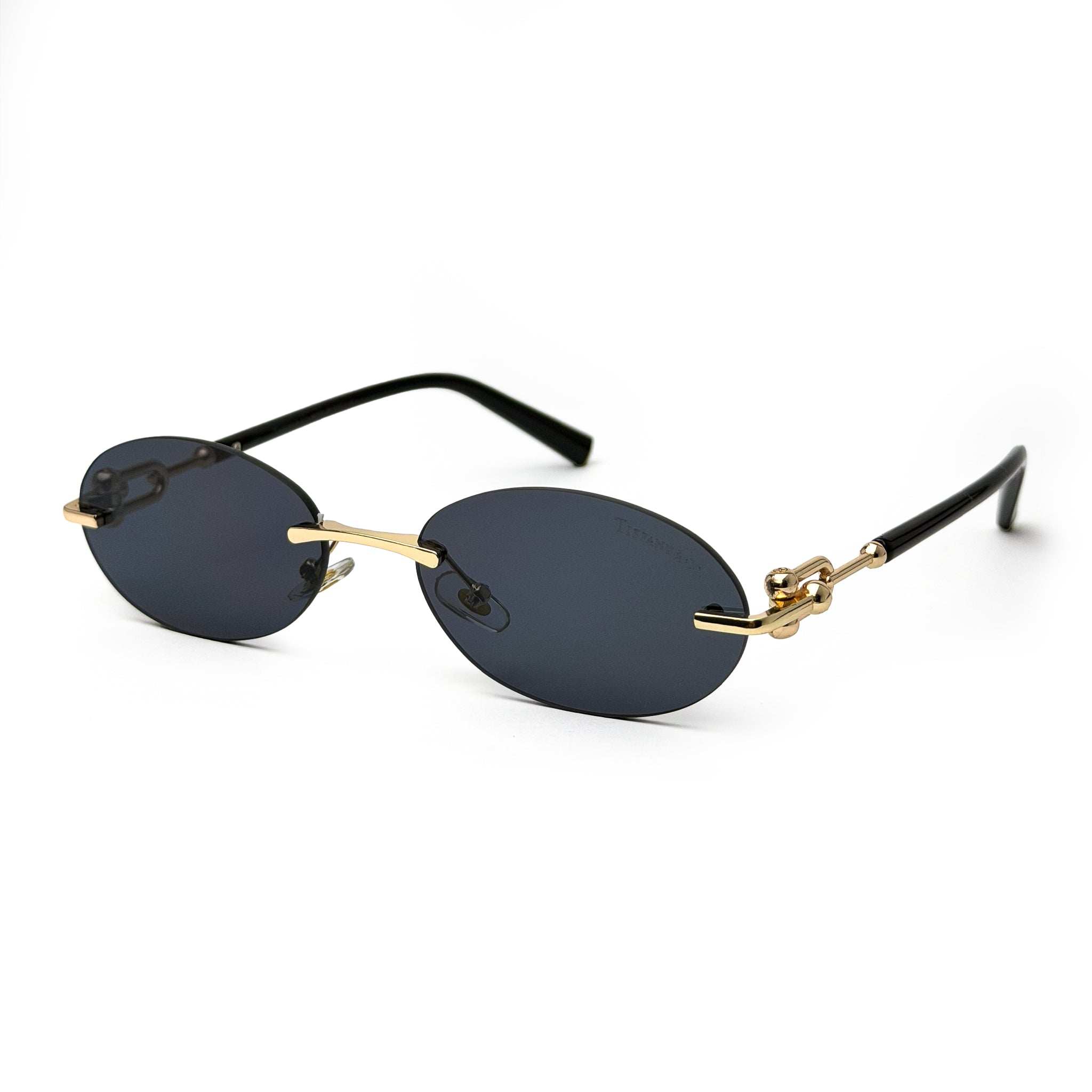 Rimless Oval Sunglasses 02