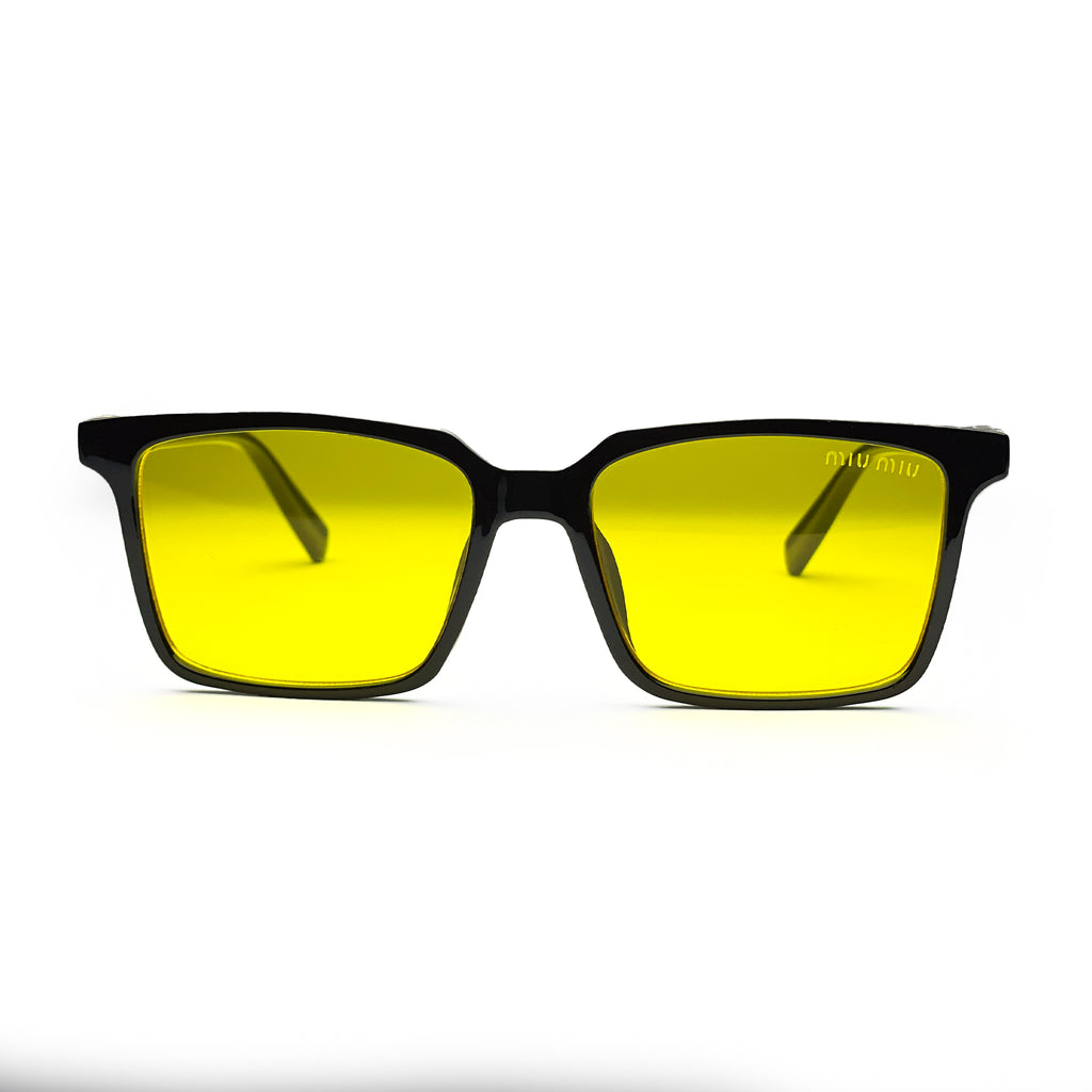 MiuMiu Yellow Sunglasses