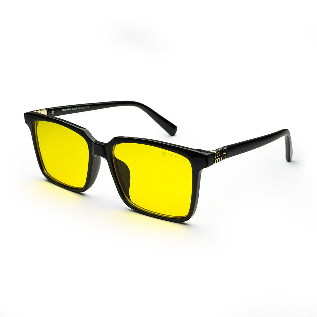MiuMiu Yellow Sunglasses