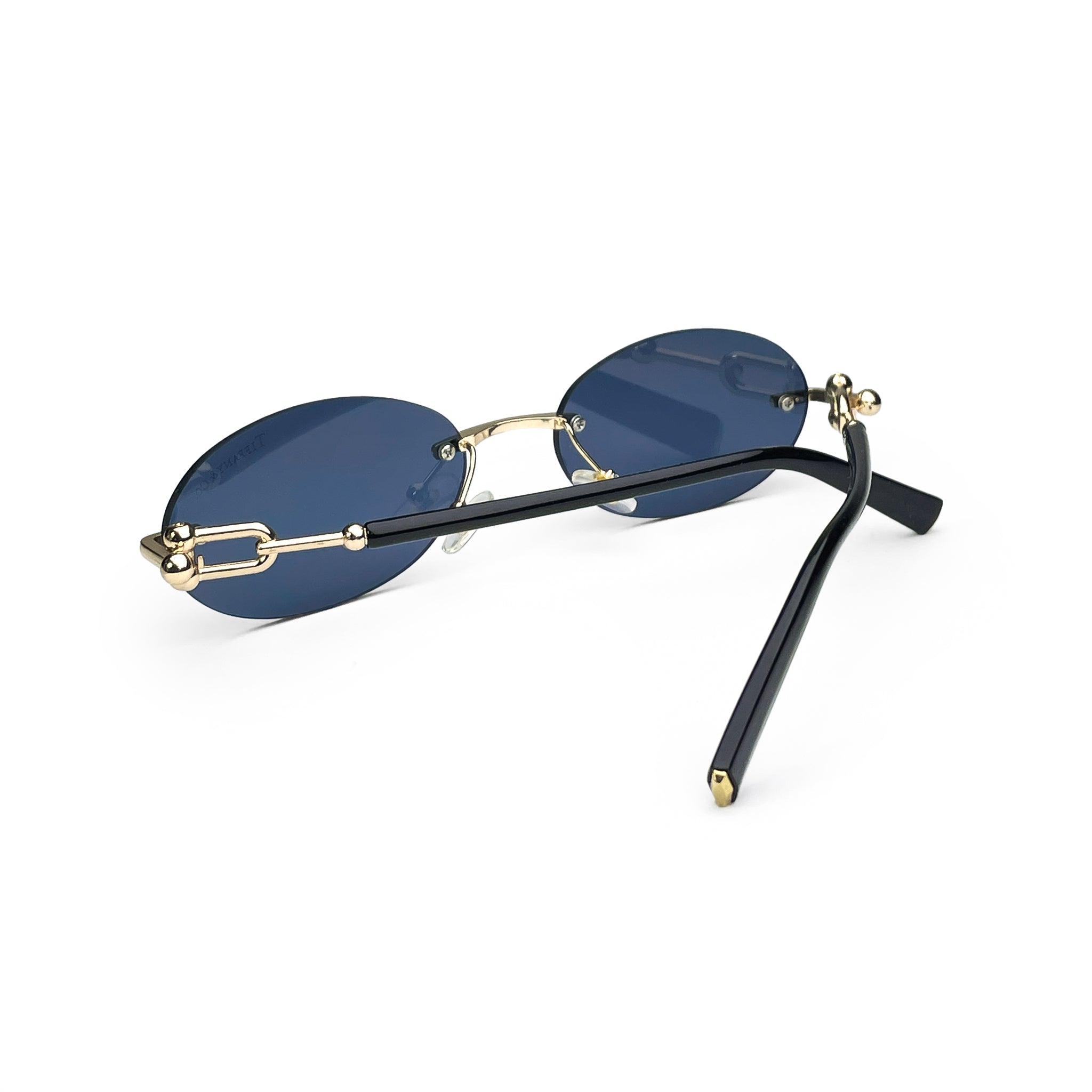 Rimless Oval Sunglasses