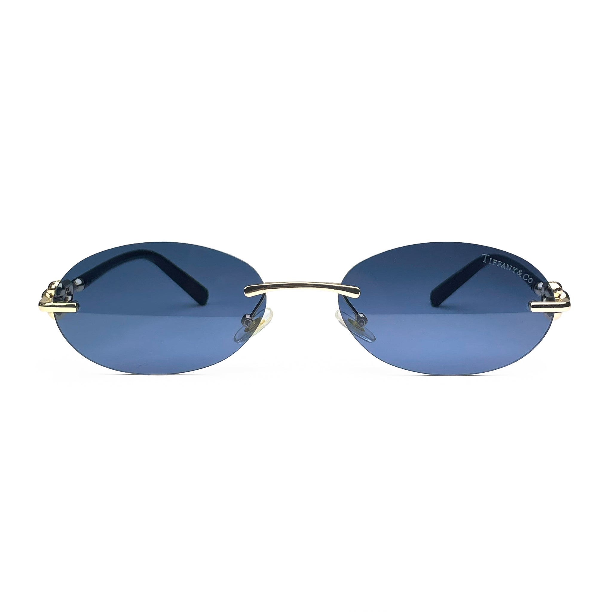 Rimless Oval Sunglasses