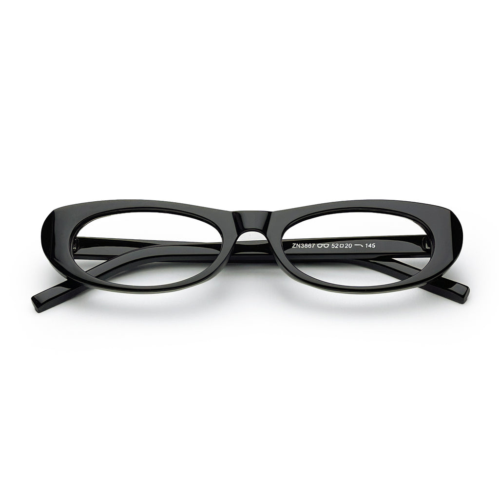 Small Black oval eyeglasses
